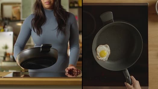 Non-stick Pan with lid, 24 cm iCook™ video